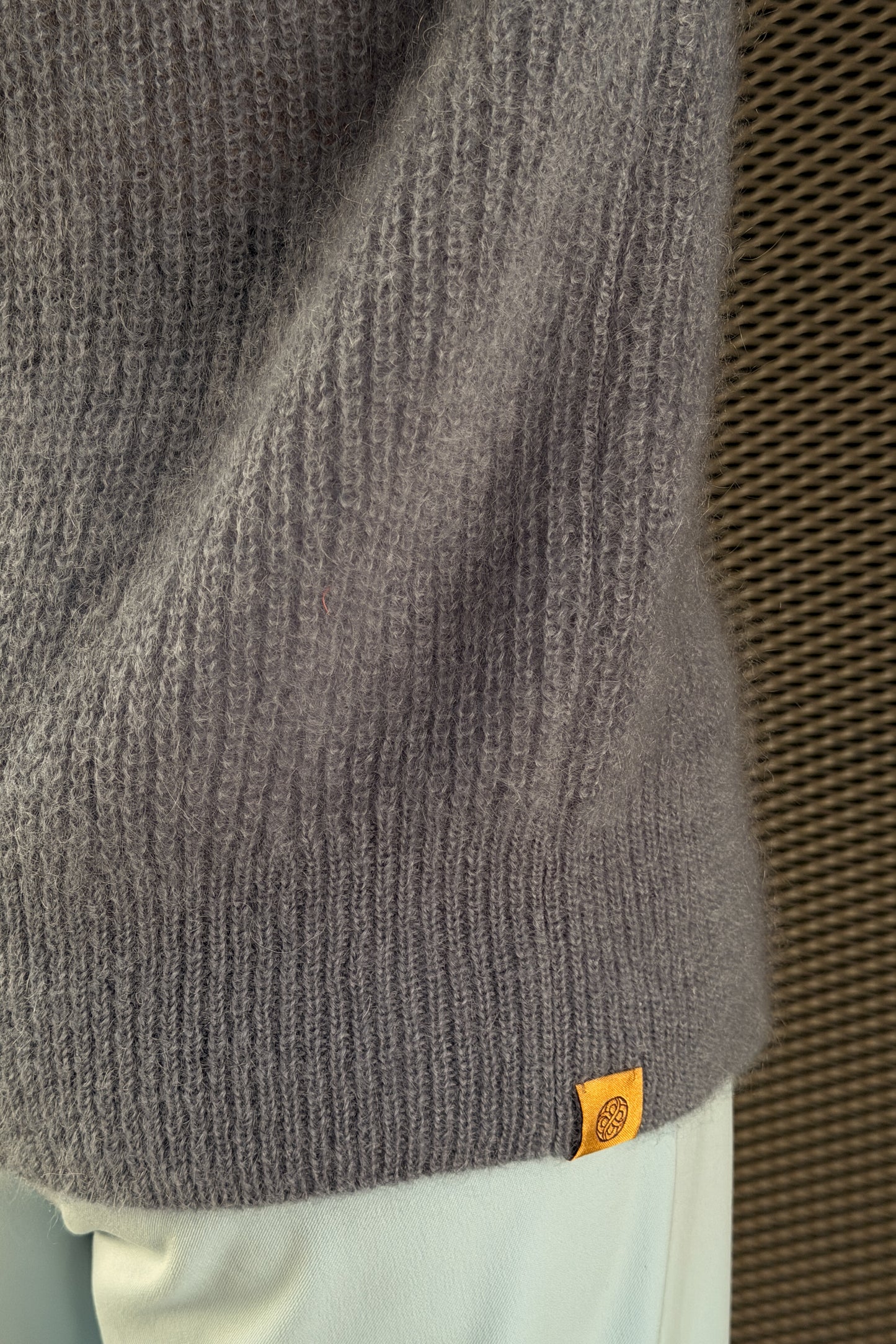 Mohair and silk cardigan