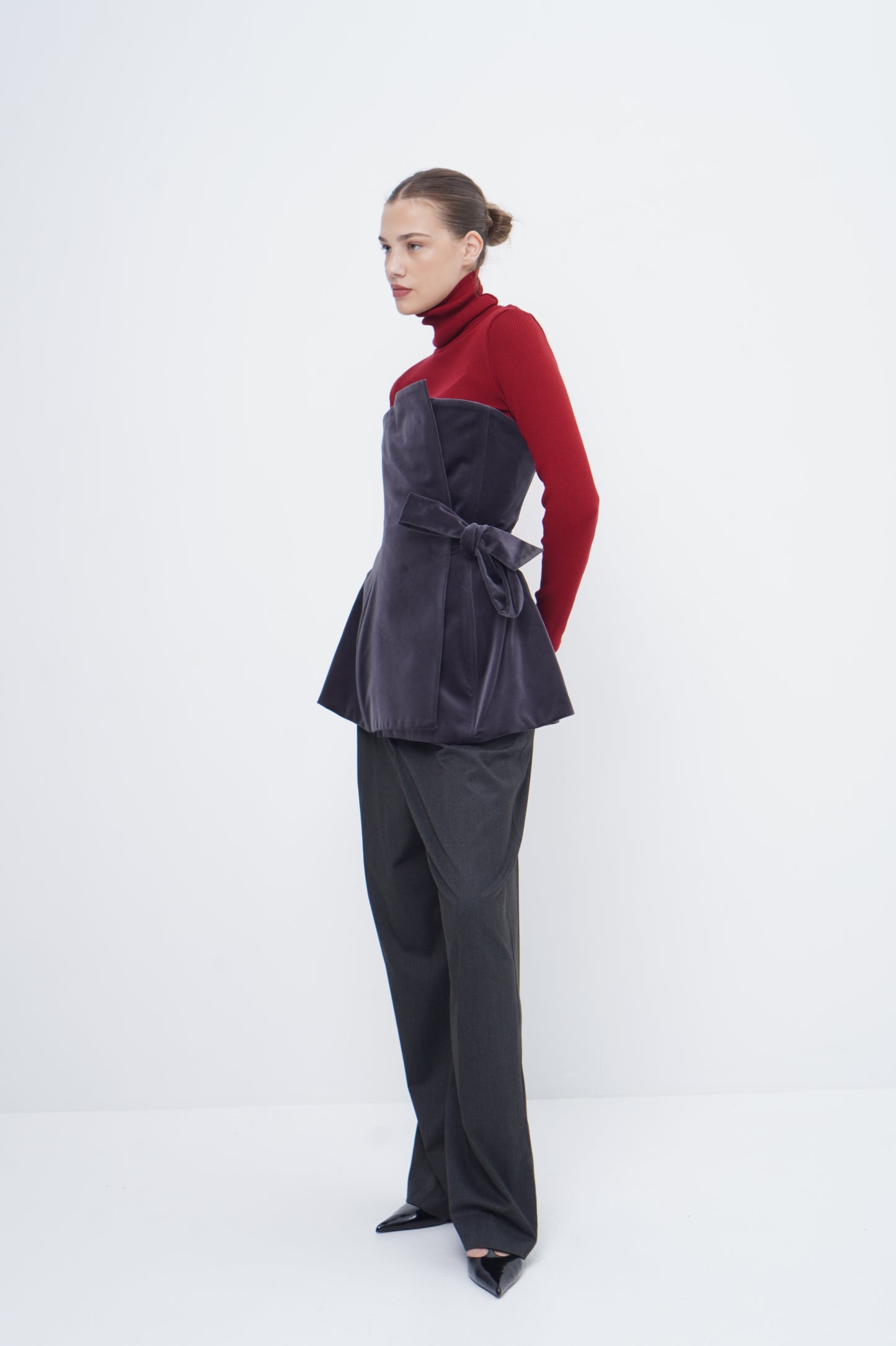 Velvet corset MIKONOS