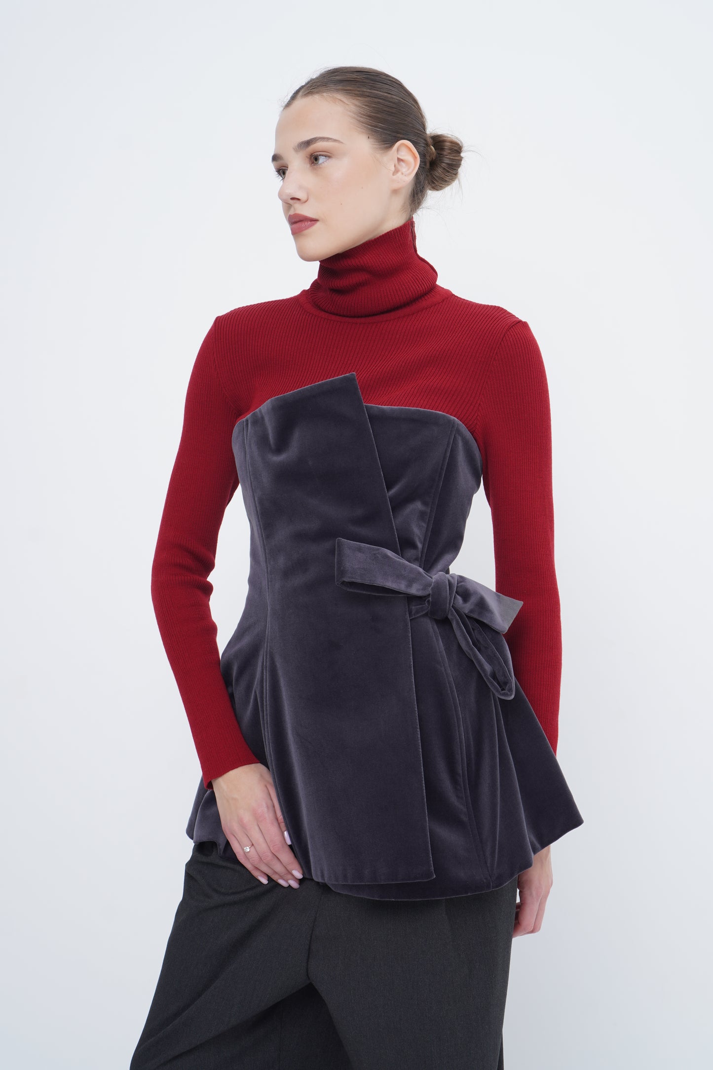 Velvet corset MIKONOS