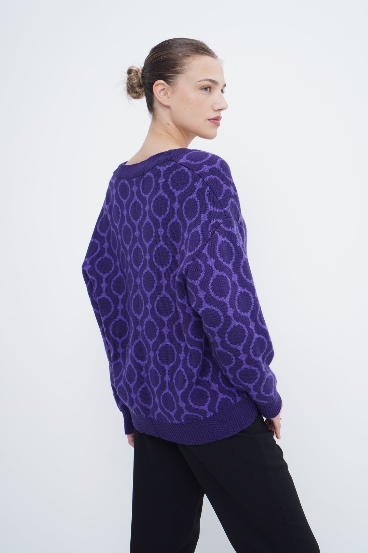 Wool cardigan CURAÇAO short