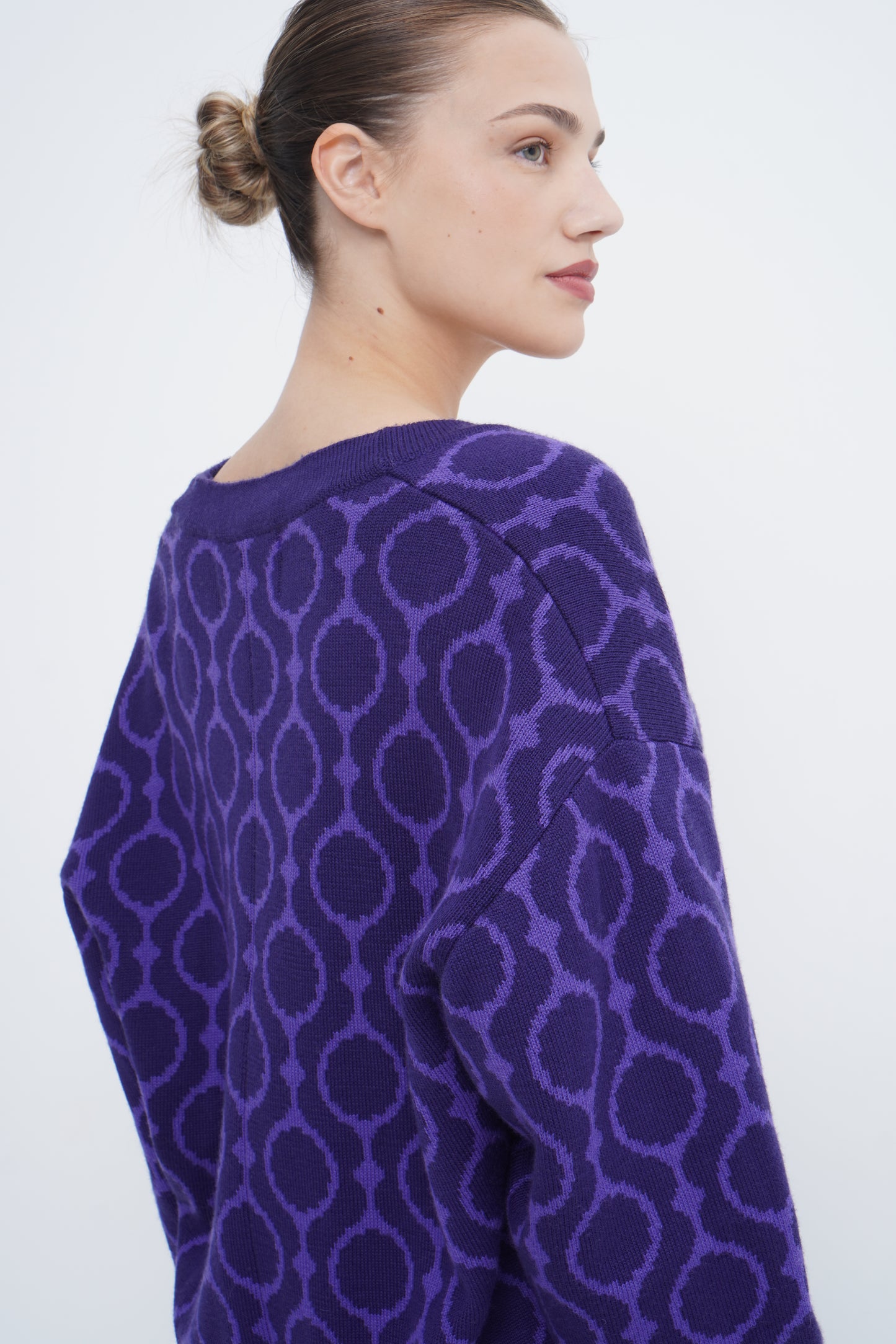 Wool cardigan CURAÇAO short