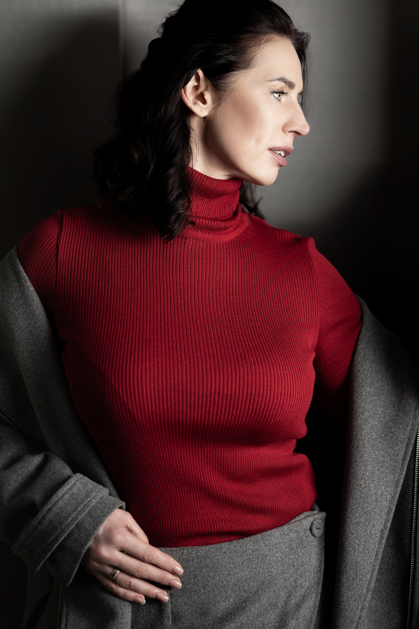 Merino wool turtleneck SKYE