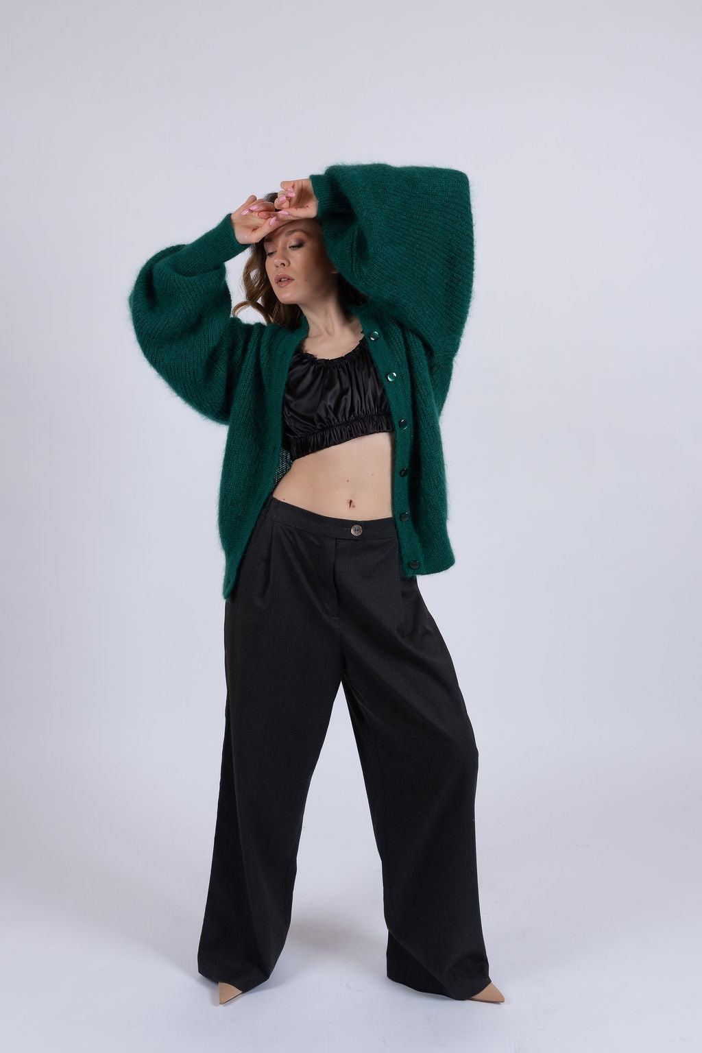 Mohēras un zīda kardigans TASMANIA