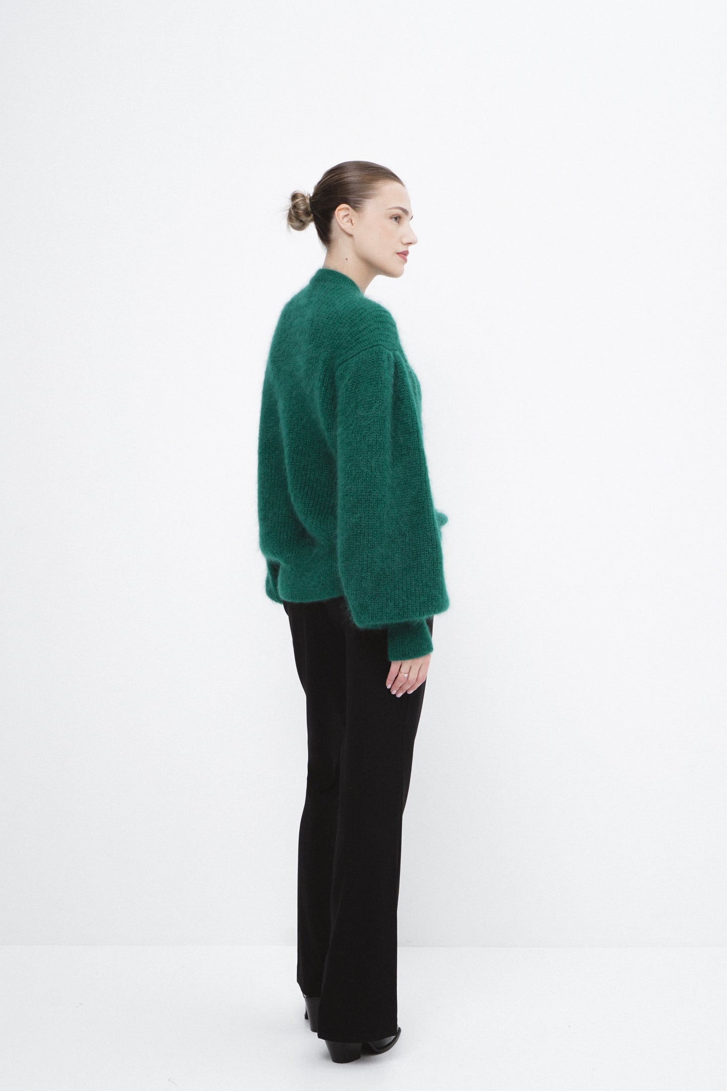 Kid mohair and silk cardigan TASMANIA