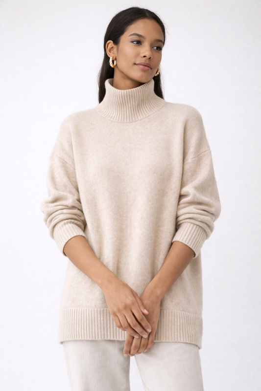 Cashmere blend turtleneck  sweater MANHATTAN