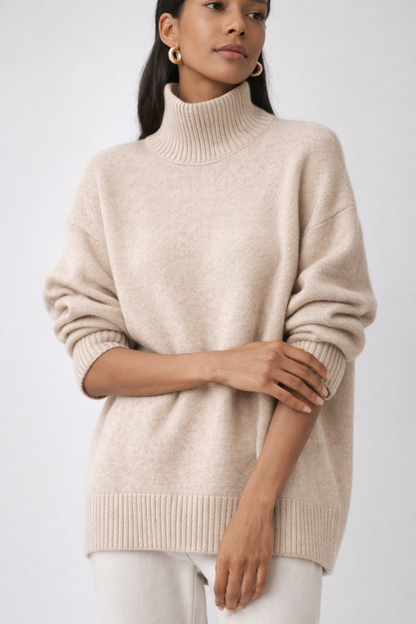 Cashmere blend turtleneck  sweater MANHATTAN