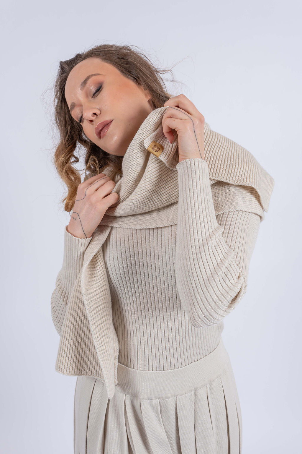 Mohēras un zīda kardigans TASMANIA