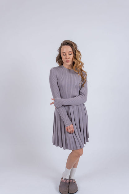 Soft cashmere silk skirt