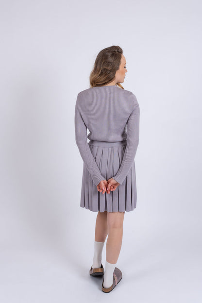 Soft cashmere silk skirt