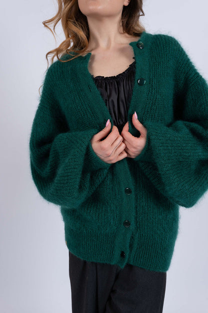 Mohēras un zīda kardigans TASMANIA