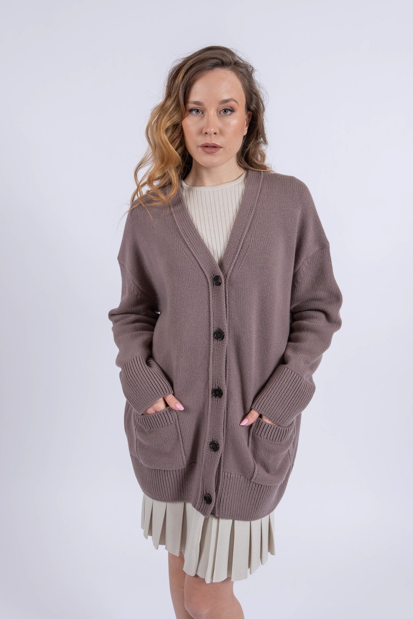 Mohēras un zīda kardigans TASMANIA