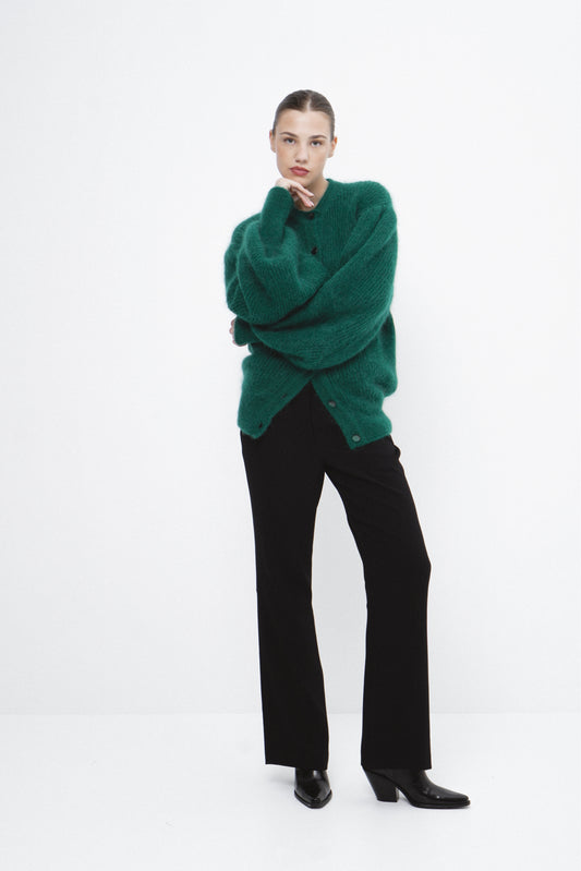 Kid mohair and silk cardigan TASMANIA